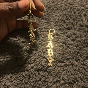 Baby dangling earrings